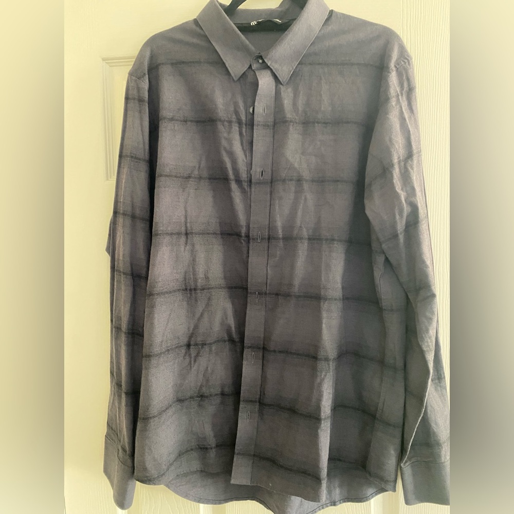 Travis Mathews cloud cotton blend button down